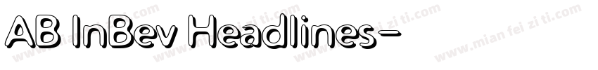 AB InBev Headlines字体转换